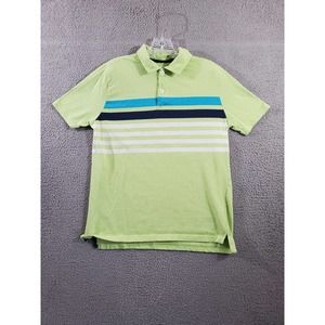 Arizona jeans Co Polo Shirt Boys‎ Extra Large Green Short Sleeve Striped Casual